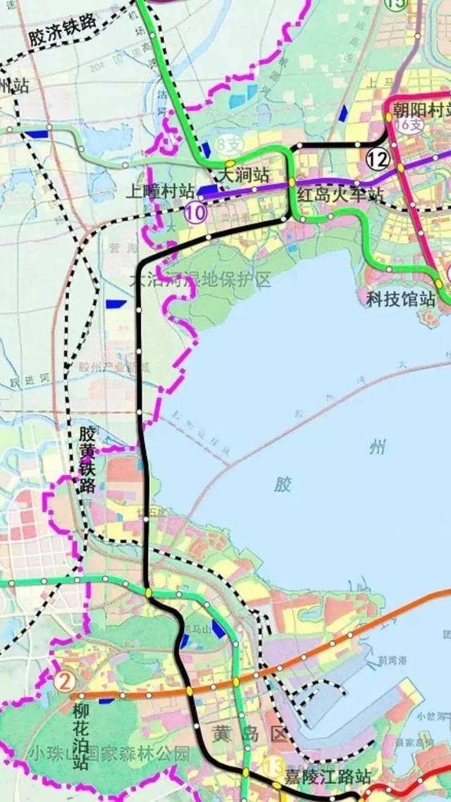 青岛市轨道交通建设历程与发展规划!